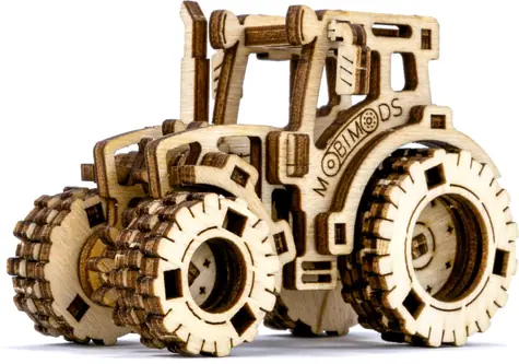 Wooden City 3D puzzle Superfast Traktor / od 8 rokov