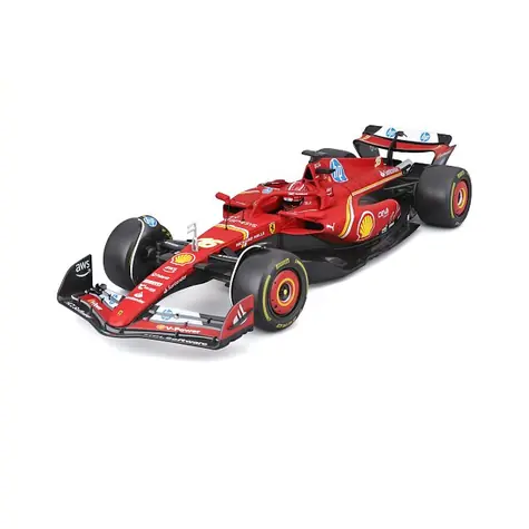 Bburago FORMULA RACING Ferrari SF-24 (2024) v dekoratívnom boxe #16 Charles Leclerc / 1:18 / od 14 rokov