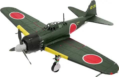 Metal Earth 3D Puzzle Mitsubishi Zero / 57 dielikov / od 14 rokov
