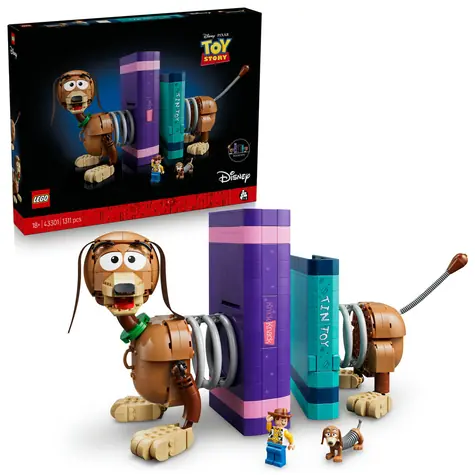 LEGO® Disney™ 43301 Knižné zarážky: Slinky z filmu Toy Story / Počet dielikov: 1311 / od 18 rokov