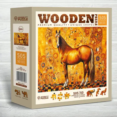 Wooden City Drevené puzzle Viedenský kôň 505 dielikov / od 14 rokov