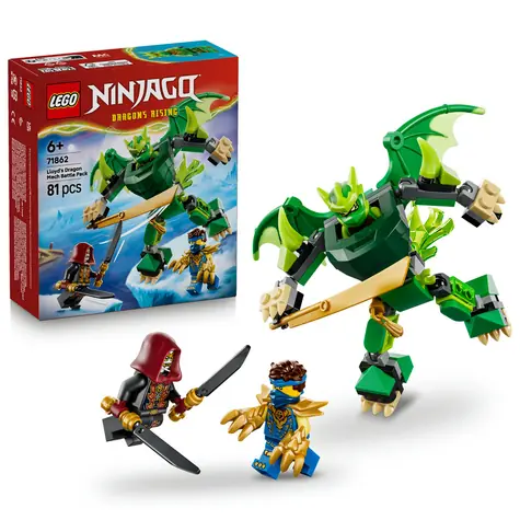 LEGO® NINJAGO® 71862 Bojový balíček: Lloydov dračí oblek / Počet dielikov: 81 / od 6 rokov