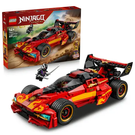 LEGO® NINJAGO® 71867 Kaiov červený búrak: 15 rokov NINJAGO / Počet dielikov: 691 / od 14 rokov