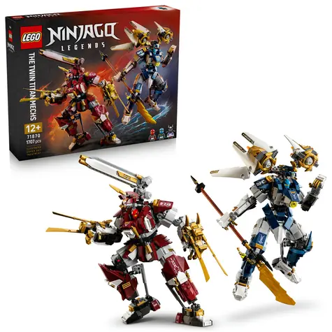 LEGO® NINJAGO® 71870 Dvojica titánskych robotov / Počet dielikov: 1707 / od 12 rokov