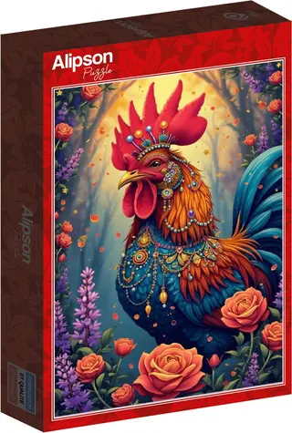ALIPSON Puzzle Tajná kohútia záhrada / 1000 dielikov / od 14 rokov