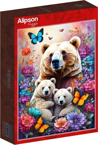 ALIPSON Puzzle Materská láska: Medvede / 1000 dielikov / od 14 rokov