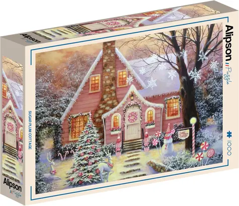 ALIPSON Puzzle Sladká slivková chata / 1000 dielikov / od 14 rokov