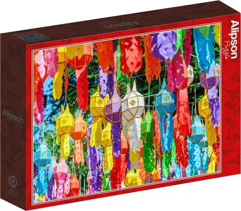 ALIPSON Puzzle Farebné lucerny / 500 dielikov / od 12 rokov