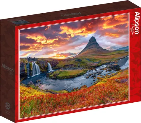 ALIPSON Puzzle Vodopád Kirkjufellsfoss - Island / 500 dielikov / od 12 rokov
