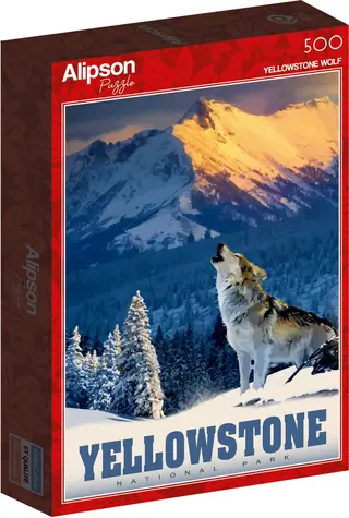 ALIPSON Puzzle Yellowstonský vlk /500 dielikov/ od 12 rokov