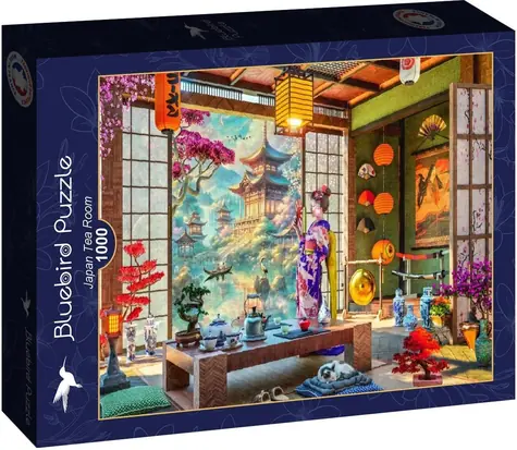 BlueBird Puzzle Japonská čajová miestnosť / 1000 dielikov / od 14 rokov