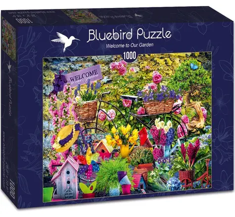 BlueBird Puzzle Vitajte v našej záhrade / 1000 dielikov / od 14 rokov