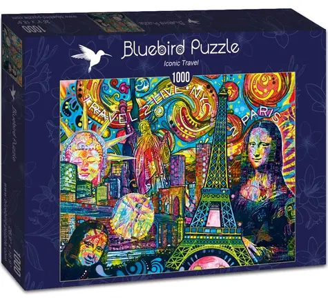BlueBird Puzzle Kultové cestovanie / 1000 dielikov / od 14 rokov