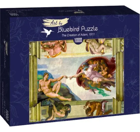 BlueBird Puzzle Stvorenie Adama / 1000 dielikov / od 14 rokov
