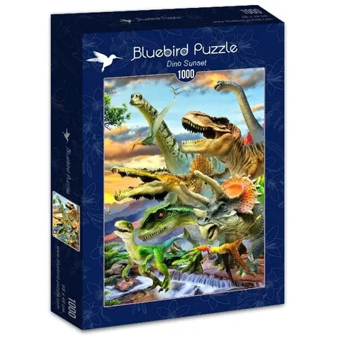 BlueBird Puzzle Súmrak dinosaurov / 1000 dielikov / od 14 rokov