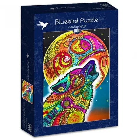 BlueBird Puzzle Vyjúci vlk / 1000 dielikov / od 14 rokov