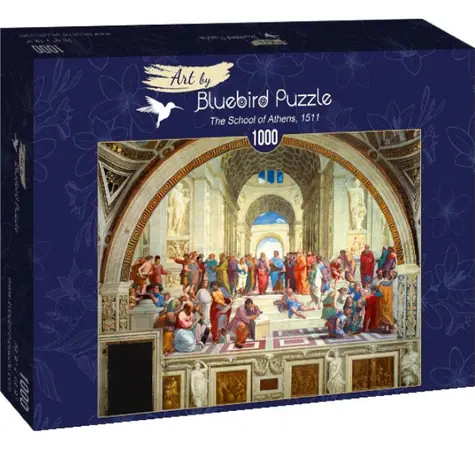BlueBird Puzzle Aténska škola / 1000 dielikov / od 14 rokov
