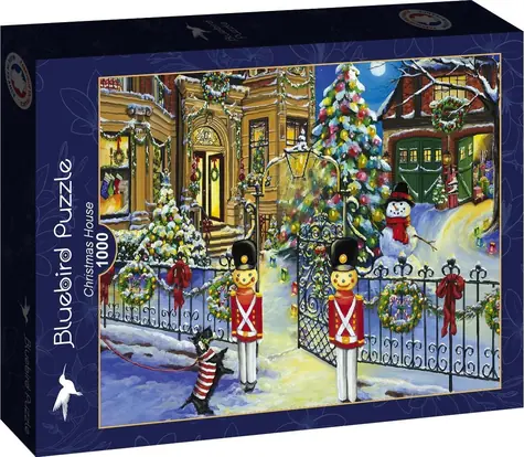 BlueBird Puzzle Vianočný dom / 1000 dielikov / od 14 rokov