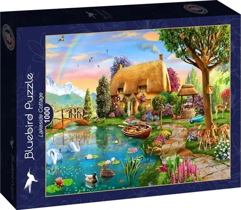 BlueBird Puzzle Chata pri jazere / 1000 dielikov / od 14 rokov