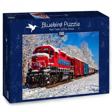 BlueBird Puzzle Vlak v zime / 1500 dielikov / od 14 rokov