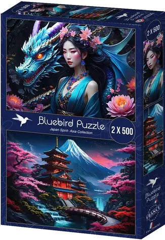 BlueBird Puzzle Duch Japonska / 2x500 dielikov / od 12 rokov