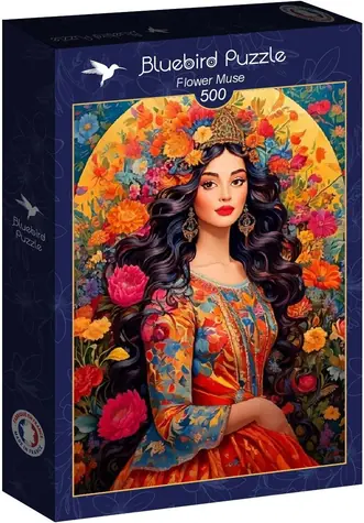 BlueBird Puzzle Kvetinová múza / 500 dielikov / od 12 rokov