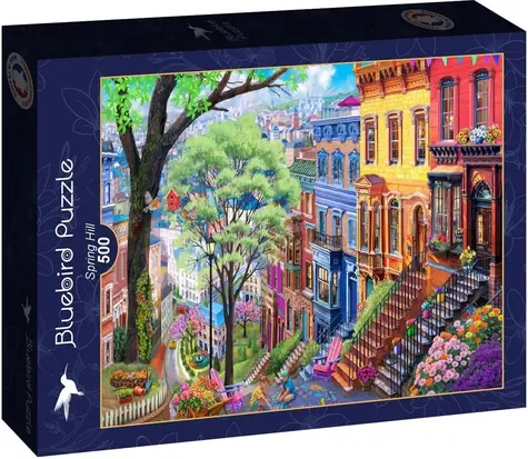BlueBird Puzzle Jarné mesto / 500 dielikov / od 12 rokov