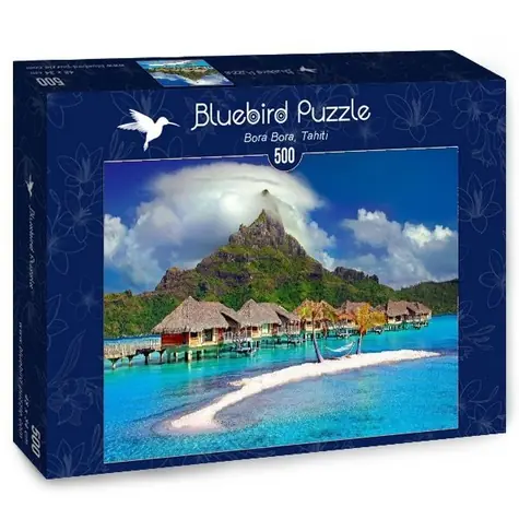 BlueBird Puzzle Bora Bora, Tahiti / 500 dielikov / od 12 rokov