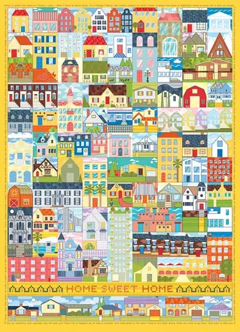 COBBLE HILL Puzzle Domov, sladký domov / 1000 dielikov / od 14 rokov