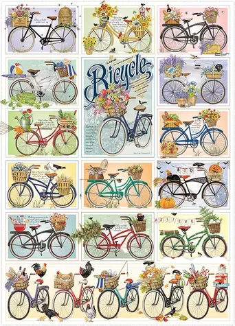 COBBLE HILL Puzzle Kolesá / 1000 dielikov / od 14 rokov