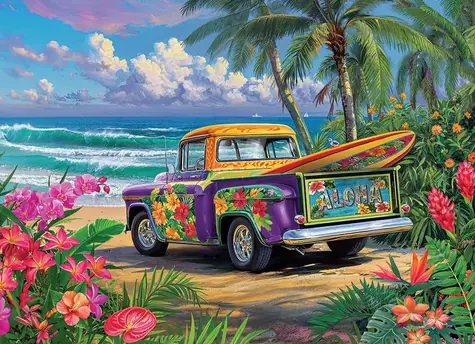COBBLE HILL Puzzle Aloha / 1000 dielikov / od 14 rokov