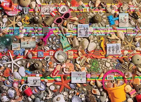 COBBLE HILL Puzzle Plážová scéna / 1000 dielikov / od 14 rokov