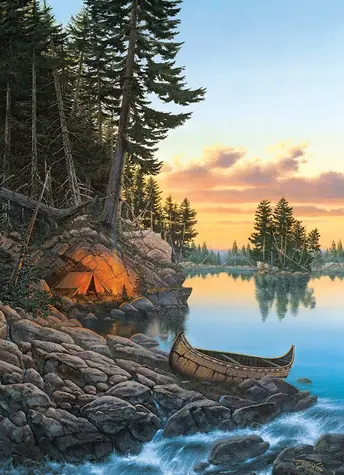 COBBLE HILL Puzzle Večerná žiara / 1000 dielikov / od 14 rokov