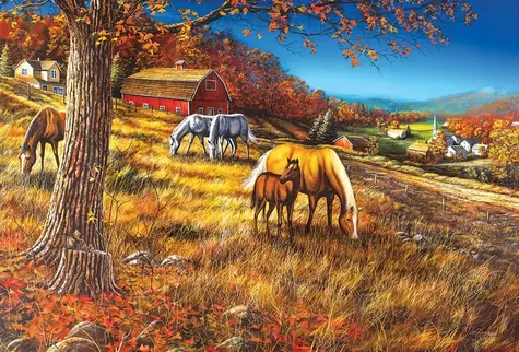 COBBLE HILL Puzzle Stretnutie na svahu / 2000 dielikov / od 14 rokov