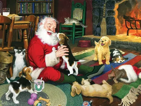 COBBLE HILL Puzzle Santove hry XL / 275 dielikov / od 9 rokov