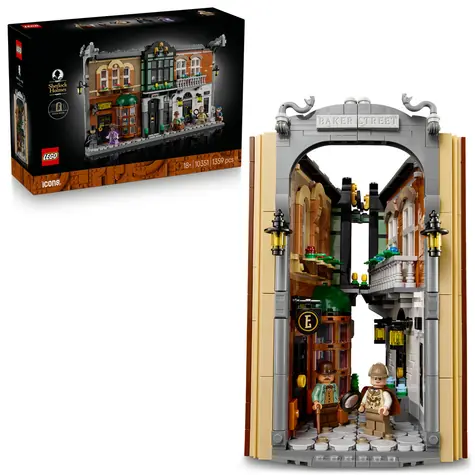 LEGO® Icons 10351 Knižná zarážka: Sherlock Holmes / Počet dielikov: 1359 / od 18 rokov