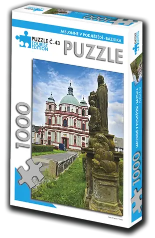 TOURIST EDITION Puzzle Jablonné v Podještědí, bazilika (č.43) / 1000 dielikov / od 14 rokov