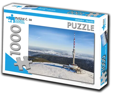 TOURIST EDITION Puzzle Jeseníky, Praděd (č.58) / 1000 dielikov / od 14 rokov