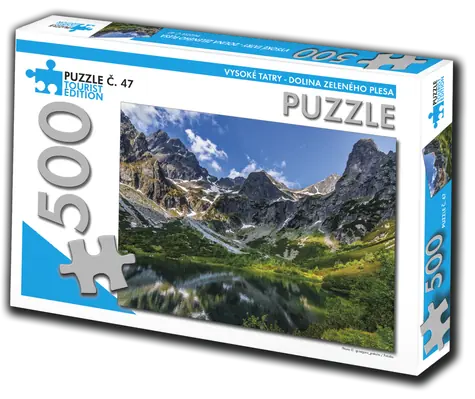 TOURIST EDITION Puzzle Vysoké Tatry, Dolina Zeleného plesa (č.47) / 500 dielikov / od 12 rokov