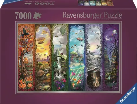 Rozbalené - Ravensburger Cesty fantázie / 7000 dielikov / od 14 rokov / rozbalené