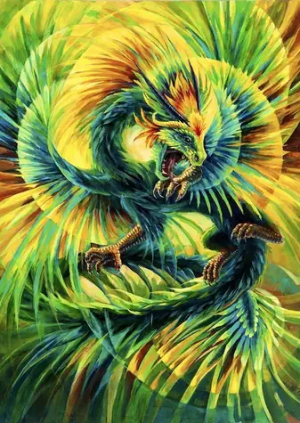 ENJOY Puzzle Quetzalcoatl / 1000 dielikov / od 14 rokov