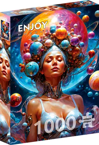 ENJOY Puzzle Vesmírna bohyňa / 1000 dielikov / od 14 rokov