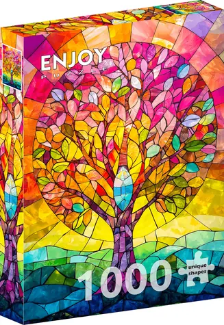 ENJOY Puzzle Mozaikový strom / 1000 dielikov / od 14 rokov