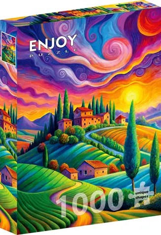 ENJOY Puzzle Toskánske svetlo / 1000 dielikov / od 14 rokov