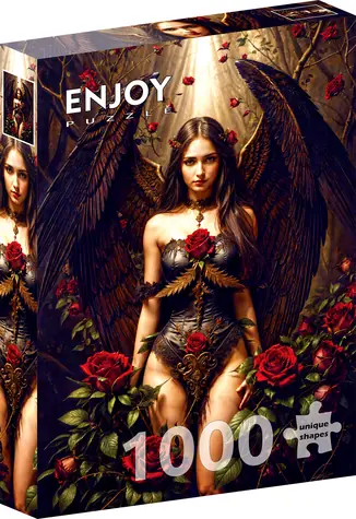 ENJOY Puzzle Temný anjel / 1000 dielikov / od 14 rokov
