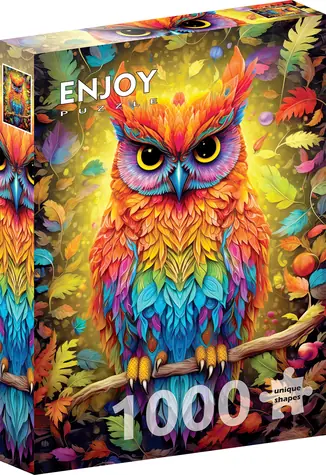 ENJOY Puzzle Jesenná sova / 1000 dielikov / od 14 rokov