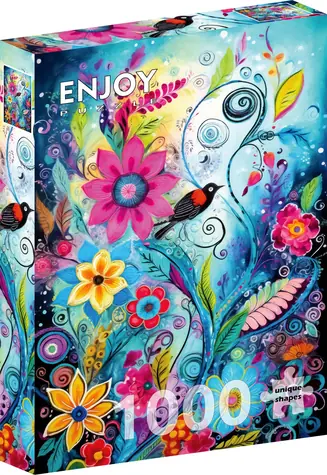 ENJOY Puzzle Vlhovec červenokrídly / 1000 dielikov / od 14 rokov