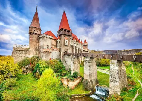ENJOY Puzzle Korvínov hrad, Hunedoara, Rumunsko / 1000 dielikov / od 14 rokov