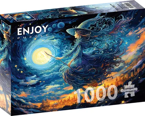 ENJOY Puzzle Noc čarodejníc / 1000 dielikov / od 14 rokov