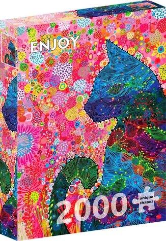 ENJOY Puzzle Túlavá mačka / 2000 dielikov / od 14 rokov